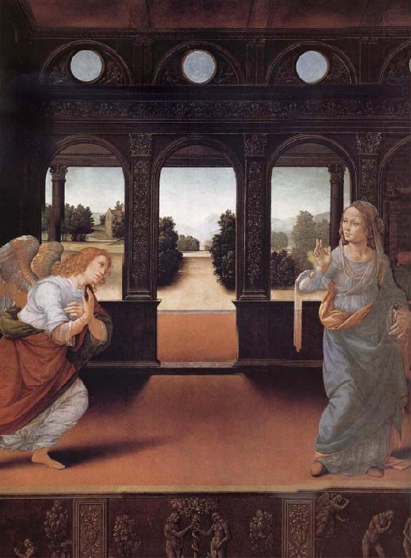 LORENZO DI CREDI The Anunciaction oil painting picture